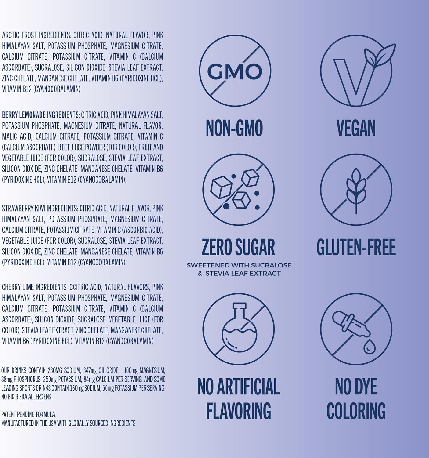 TREVI™_Sugar_Free_Electrolytes_-_Drink_Mix_Hydration_Powder_Packets_-_28_Count_-_Favorites_Variety_Pack_-_Cherry_Lime,_Strawberry_Kiwi,_Berry_Lemonade,_Arctic_Frost