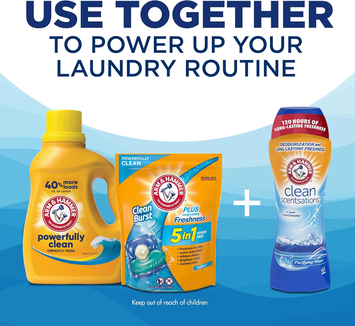 ARM_&_HAMMER_Liquid_Laundry_Detergent,_Clean_Burst_Fresh,_170_fl_oz,_170_Loads