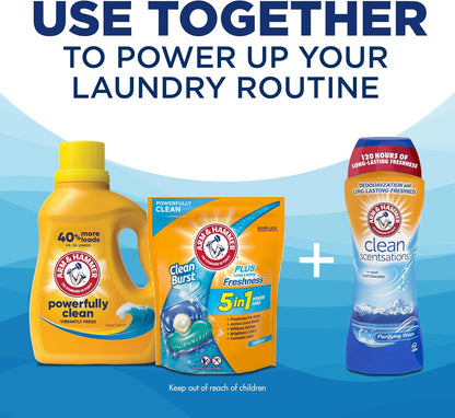 ARM_&_HAMMER_Liquid_Laundry_Detergent,_Clean_Burst_Fresh,_170_fl_oz,_170_Loads
