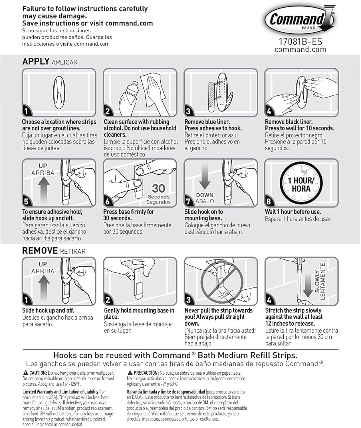 Command_Designer_Bath_Hooks,_Medium,_White,_2-Hooks_with_Water-Resistant_Strips_(17081B-ES),_Organize_Your_Dorm