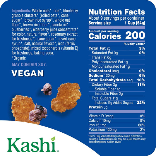 Kashi_Breakfast_Cereal,_Organic,_Whole_Grain,_Blueberry_Clusters,_17.2oz_Box_(1_Box)