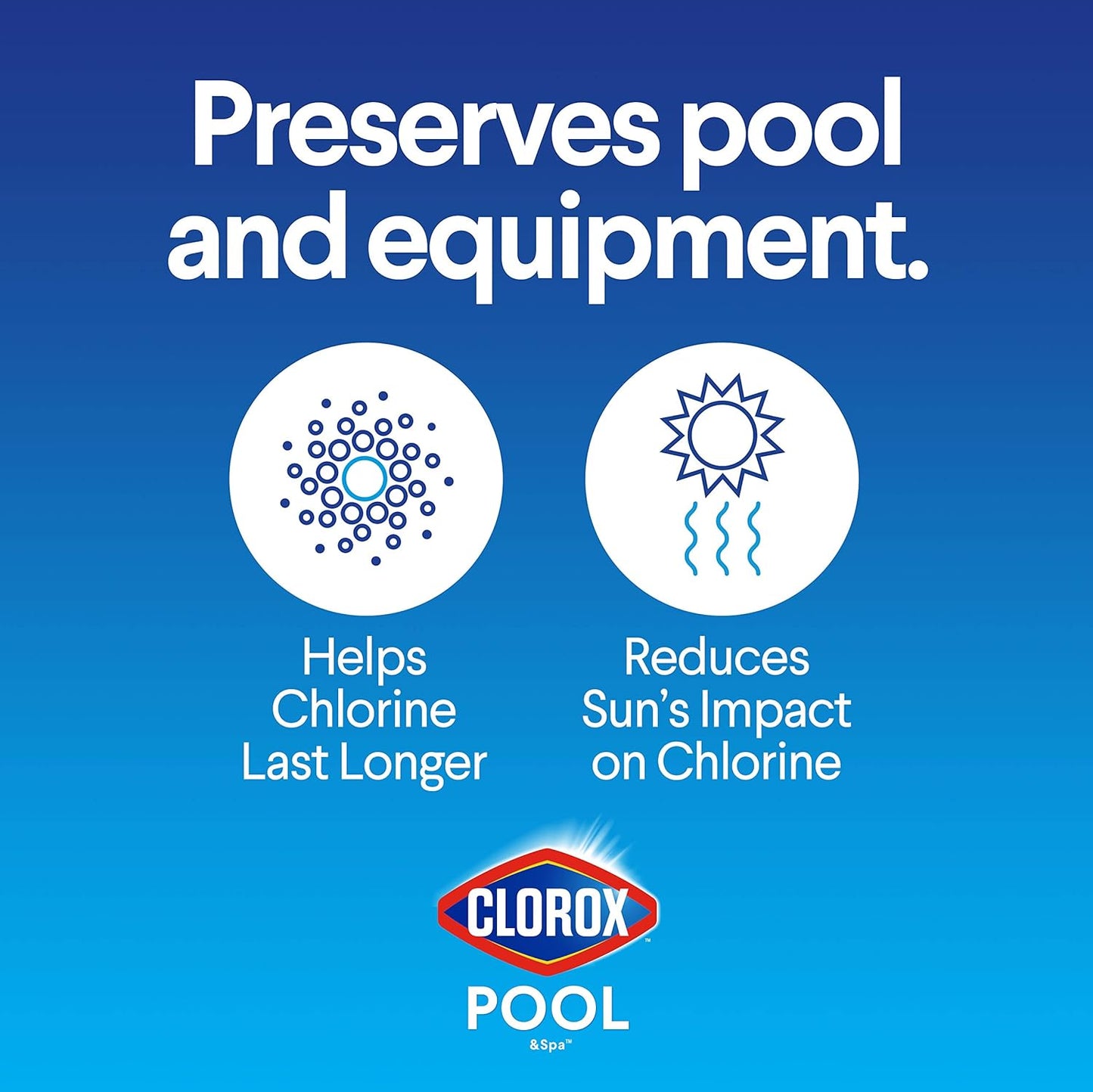 Clorox®_Pool&Spa™_Swimming_Pool_Chlorine_Stabilizer,_Helps_Chlorine_Last_Longer,_Saltwater_Pool_Compatible,_4LB_(Pack_of_1)
