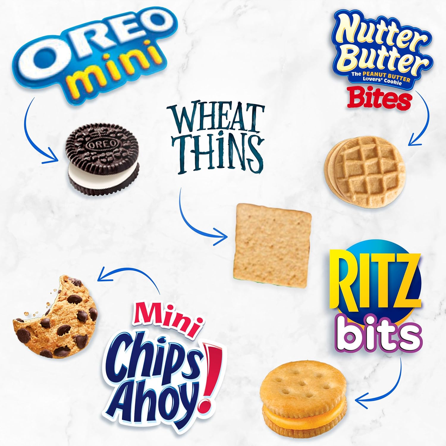 OREO_Mini_Cookies,_Mini_CHIPS_AHOY!_Cookies,_RITZ_Bits_Cheese_Crackers,_Nutter_Butter_Bites_&_Wheat_Thins_Crackers,_Nabisco_Cookie_&_Cracker_Variety_Pack,_50_Snack_Packs