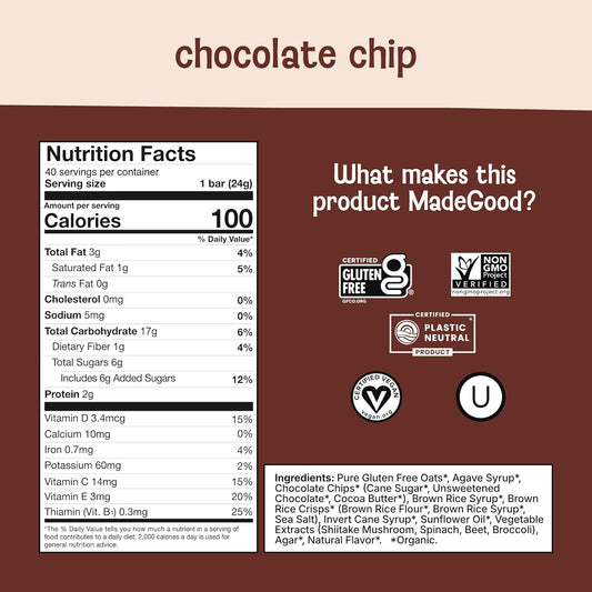 MadeGood_Chocolate_Chip_Granola_Bars,_40_Count_(0.85oz_Each)_Contains_Nutrients_from_Vegetables,_Gluten_Free_Snacks