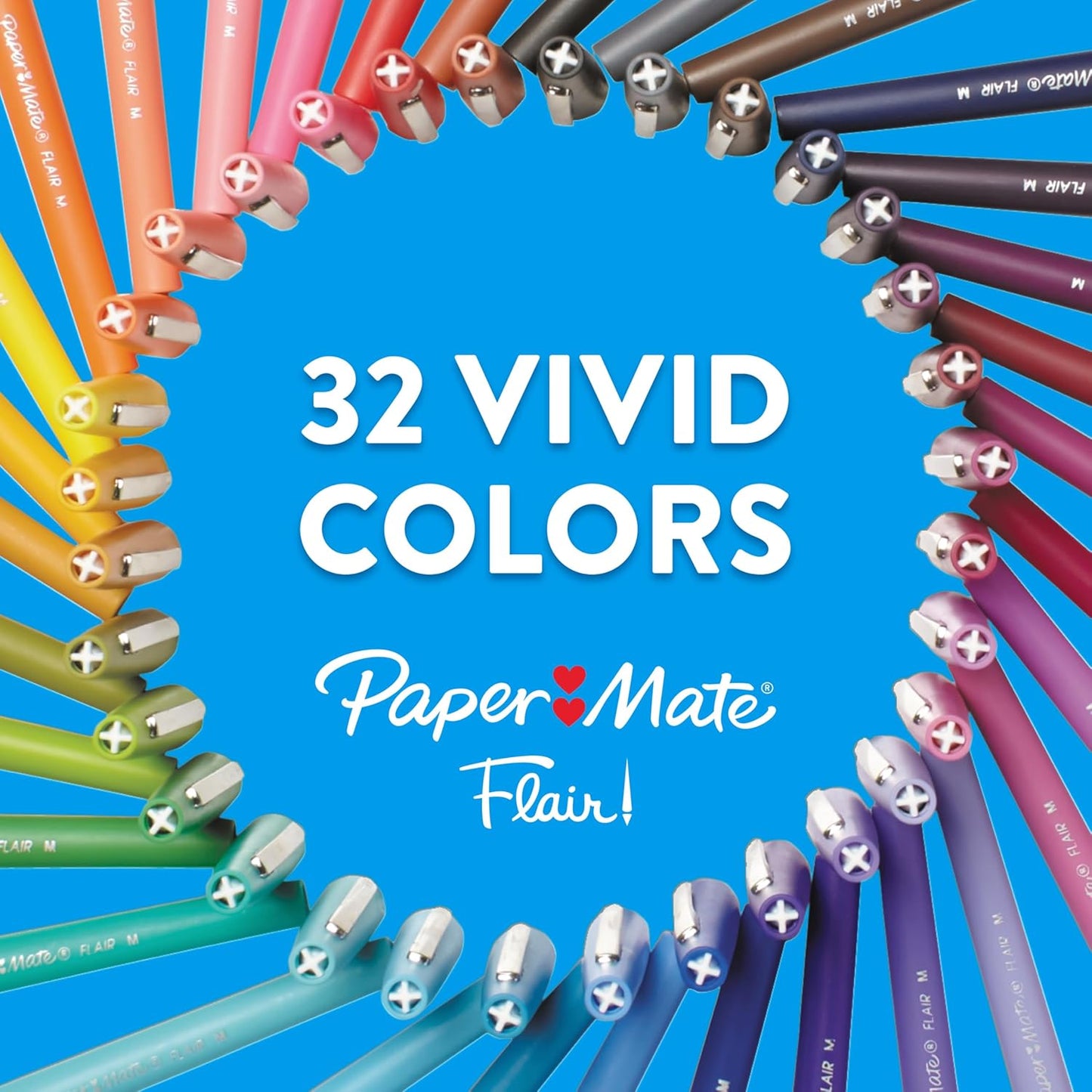 Paper_Mate_Flair_Felt_Tip_Pens,_Medium_Point_(0.7mm),_Black,_36_Count_-_Office_Supplies