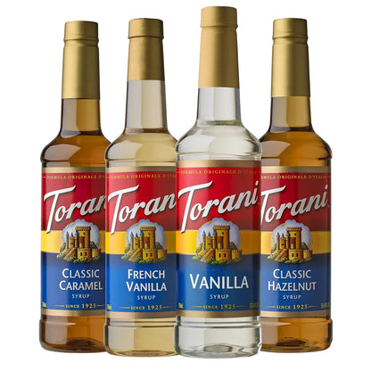 Torani_Variety_Pack_Caramel,_French_Vanilla,_Vanilla_&_Hazelnut,_25.4_Ounces_(Pack_of_4)