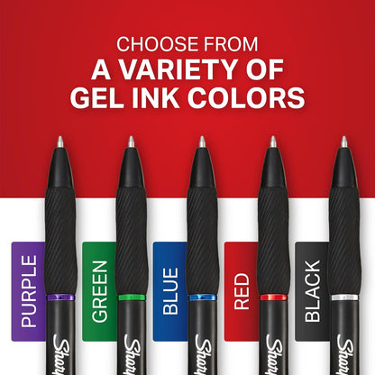Sharpie_S-Gel_Gel_Pens,_Black_Barrel,_Medium_Point_(0.7mm),_Black_Gel_Ink_Pens,_12_Count_-_Home,_Office,_School,_Journaling,_Writing,_Note-Taking,_Teacher_Supplies