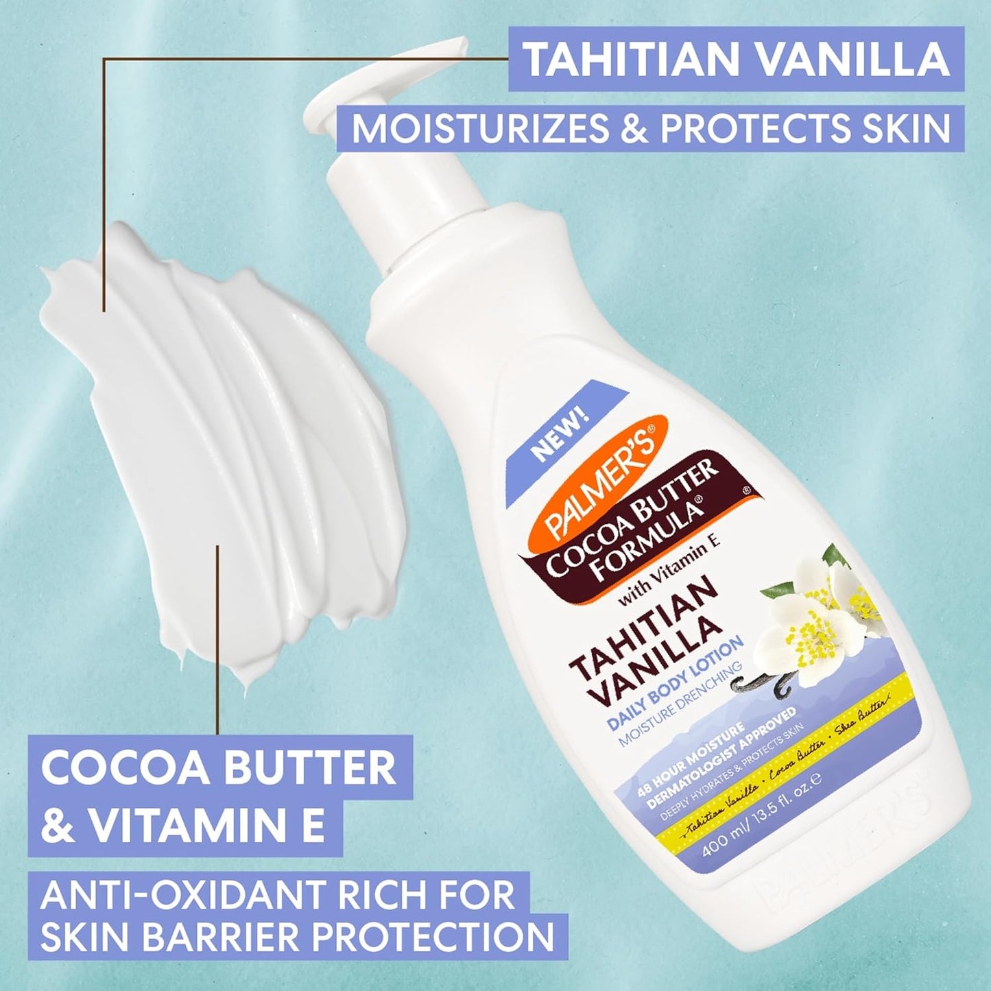 Palmer's_Cocoa_Butter_Formula_Tahitian_Vanilla_Body_Lotion,_13.5_Oz,_Daily_Moisturizing_Lotion_for_Dry_Skin_with_Shea_Butter_&_Vitamin_E,_Hydrates_&_Protects,_Helps_Provide_48-Hour_Deep_Moisture