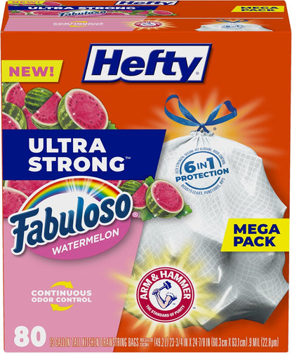 Hefty_Ultra_Strong_13_Gallon_Trash_Bags,_Tall_Kitchen_Trash_Bags_13_Gallon_Size,_Resist_Leaks,_Punctures,_and_Rips,_Continuous_Odor_Control,_White,_Fabuloso_Watermelon_Scent,_80_Bags