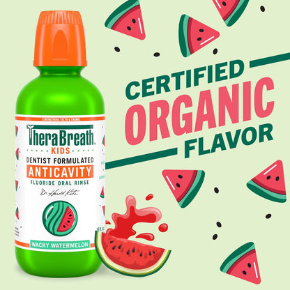 TheraBreath_Kids_Mouthwash_with_Fluoride,_Organic_Wacky_Watermelon,_Anticavity,_16_fl_oz_(2_Pack)