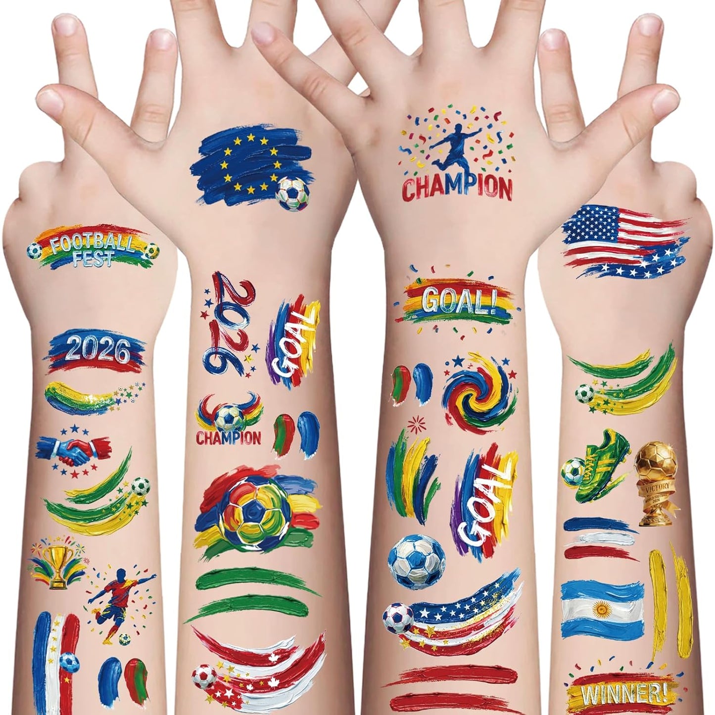 Awinmay_45_Pcs_Soccer_Tattoos_-_World_Cup_Temporary_Tattoos_for_Kids，Adult，Teens，Soccer_Party_Favors_Sports_Themed_Supplies_Fake_Tattoo_Stickers，World_Cup_2026_Merchandise，Kids_Goodie_Bag_Stuffers