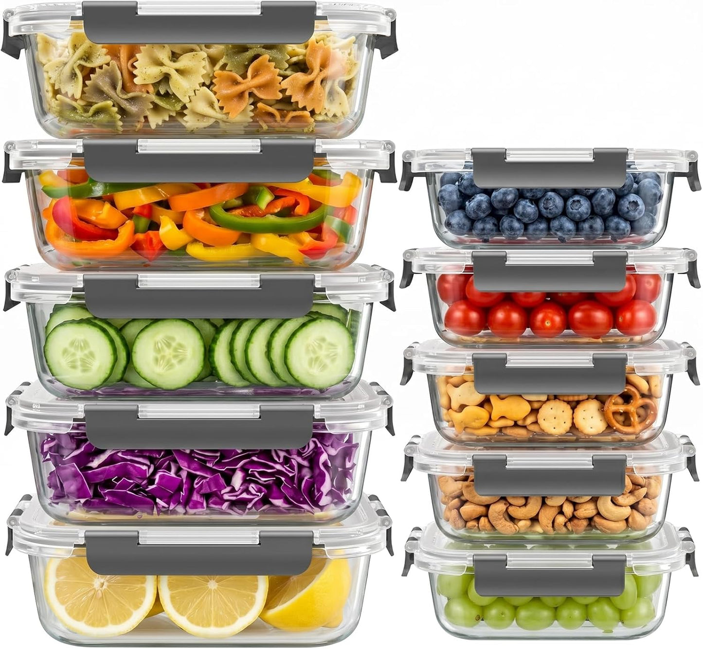 Dealusy_10_Sets_(20-Piece)_36_oz_&_12_oz_Glass_Food_Storage_Containers_with_lids,_Airtight_Leak-proof_Glass_Meal_Prep_Containers_with_Lids,_Microwave_Oven_Freezer_Dishwasher_Safe,_Gray