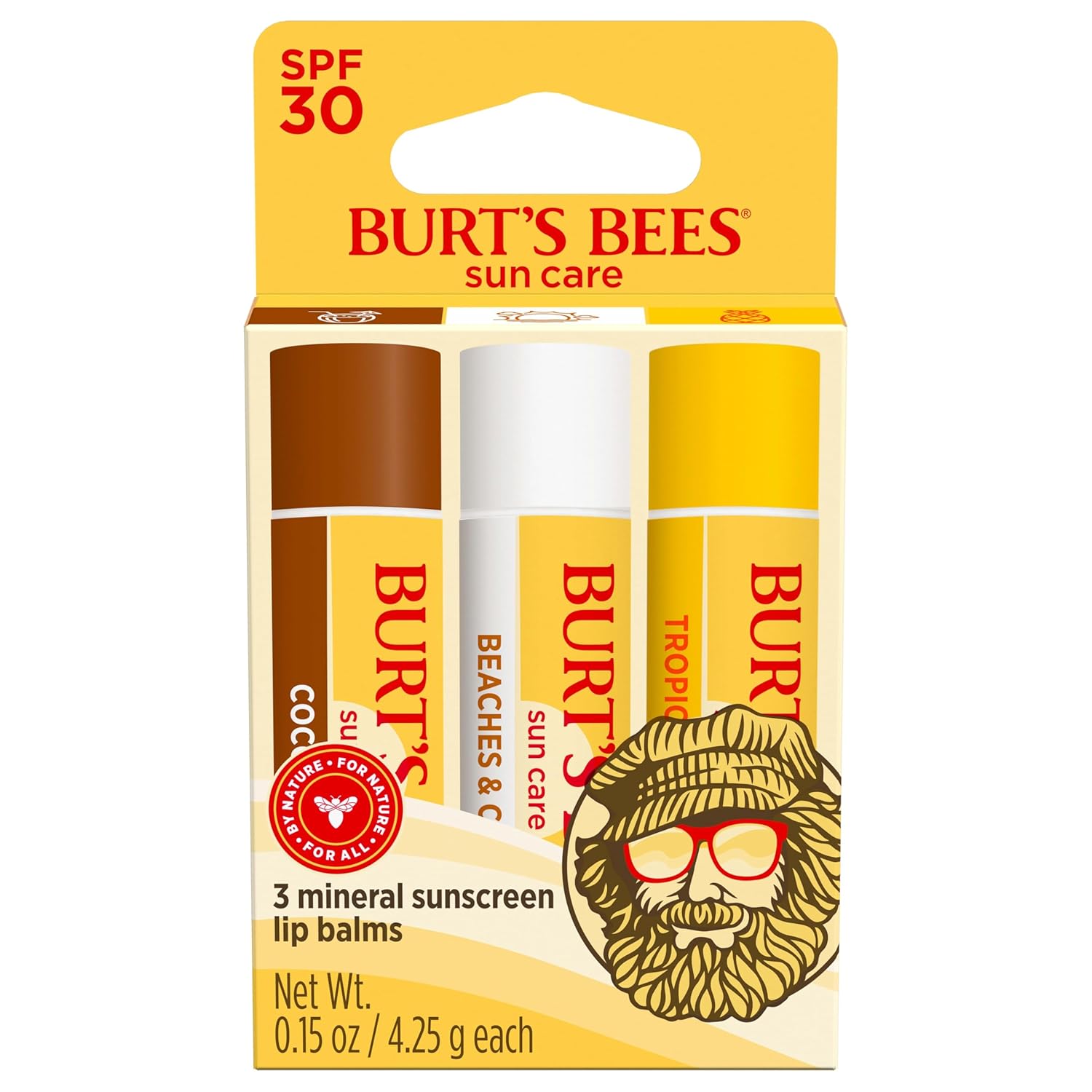 Burt’s_Bees_SPF_30_Lip_Balm,_Island_Getaway_-_Coco_Loco,_Beaches_&_Cream,_Tropic_Like_It's_Hot,_Water-Resistant_Sun_Care,_Natural_Origin_Lip_Treatment,_3_Tubes,_0.15_oz