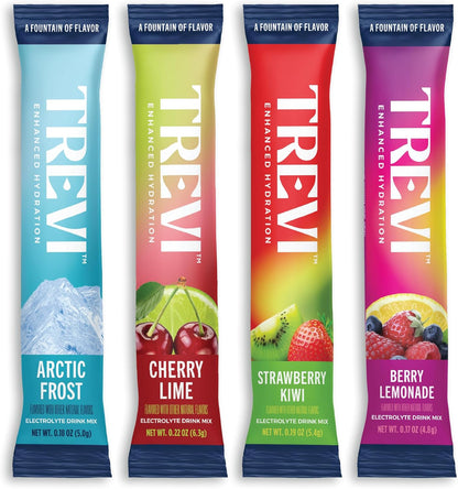 TREVI™_Sugar_Free_Electrolytes_-_Drink_Mix_Hydration_Powder_Packets_-_28_Count_-_Favorites_Variety_Pack_-_Cherry_Lime,_Strawberry_Kiwi,_Berry_Lemonade,_Arctic_Frost