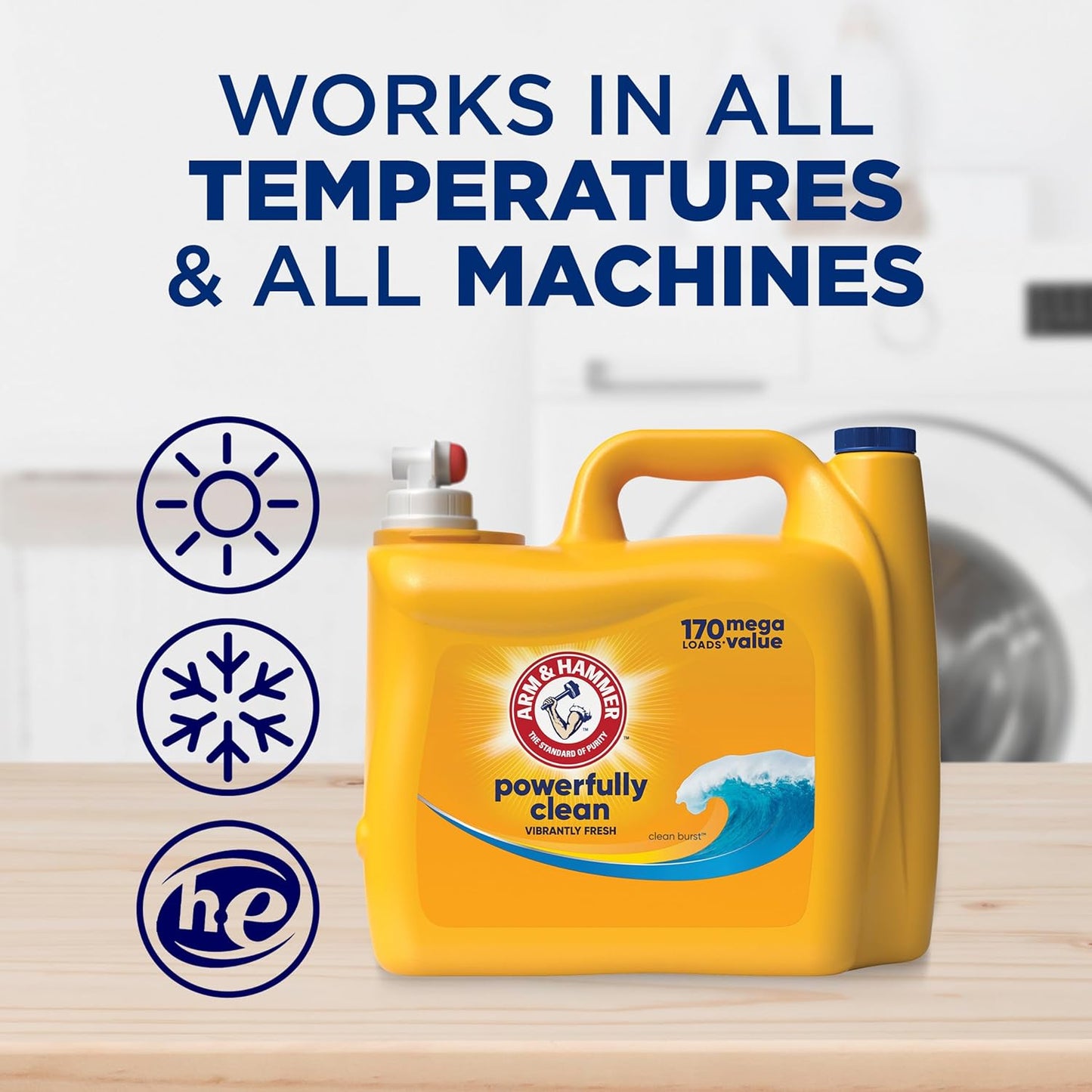 ARM_&_HAMMER_Liquid_Laundry_Detergent,_Clean_Burst_Fresh,_170_fl_oz,_170_Loads