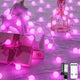 Pink - 100 LED Plug