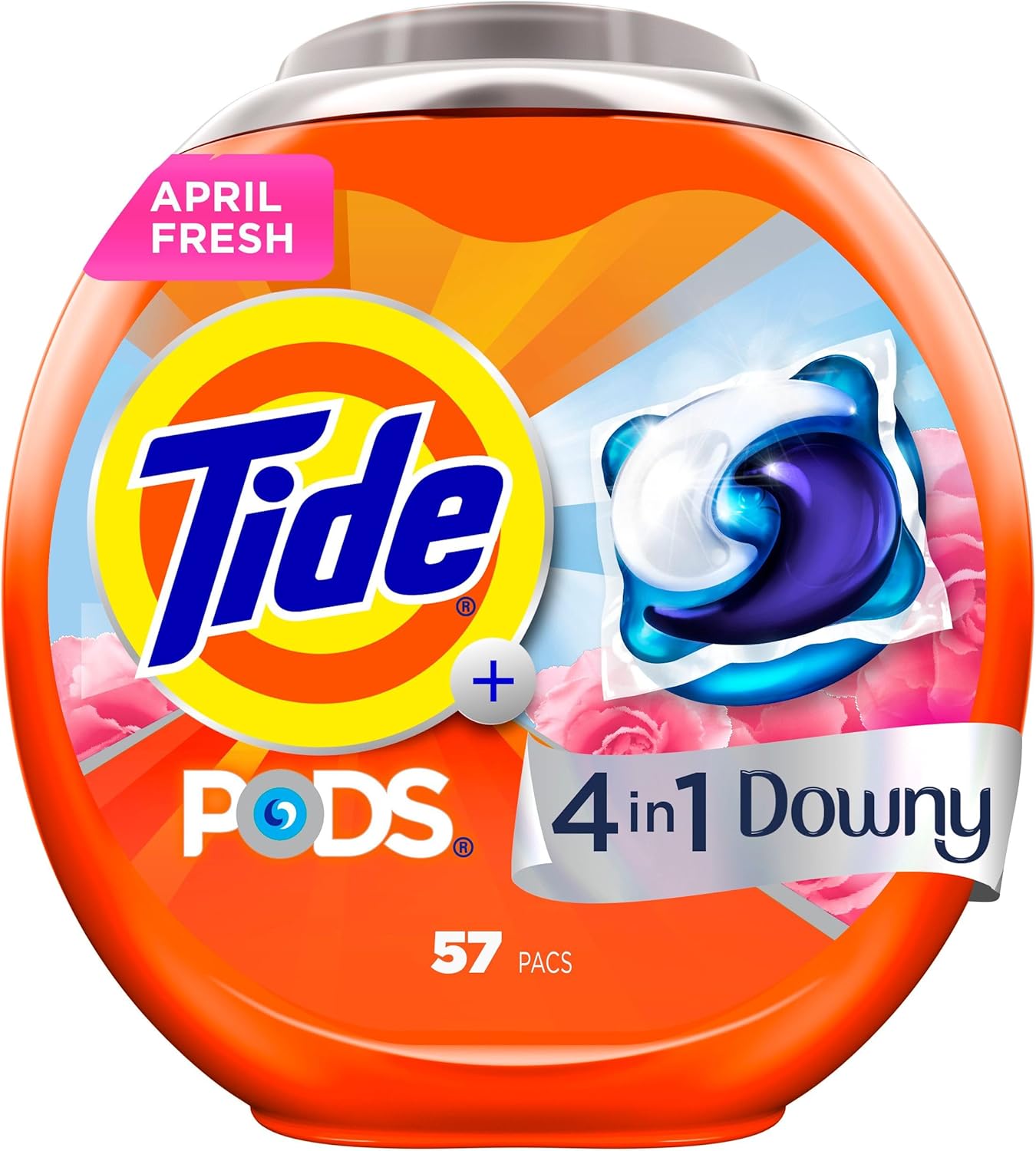 Tide_PODS_Laundry_Detergent_soap_with_a_touch_of_Downy_4-in-1_Detergent,_57_Count,_Stain_Remover,_Freshness,_Softness,_Fabric_Protecter,_HE_Compaible