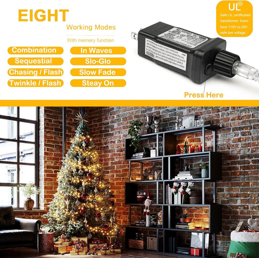 Decute_300LED_Christmas_String_Lights_Outdoor_Waterproof_105FT_UL_Certified_with_End-to-End_Plug_8_Modes,_Warm_White_Indoor_Starry_Fairy_Lights_for_Christmas_Tree_Patio_Garden_Wedding_Party_Decor