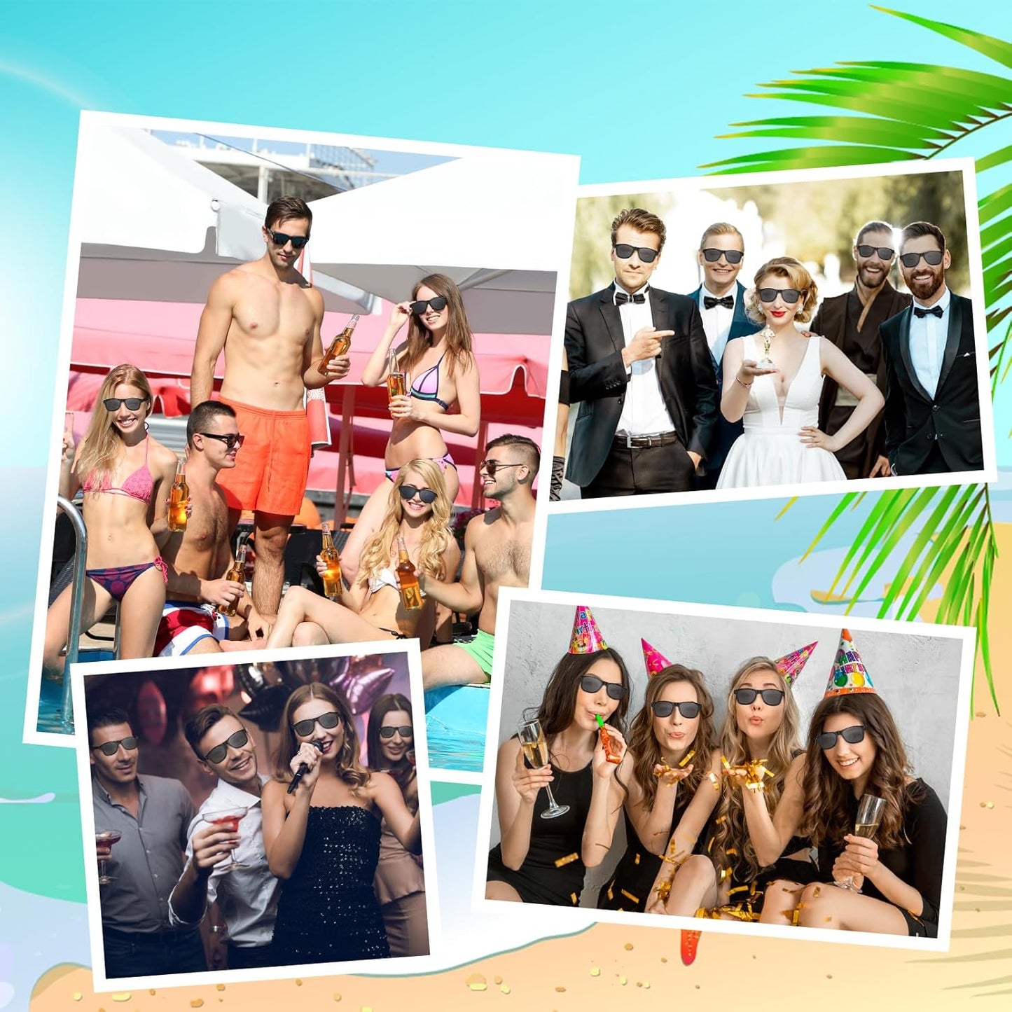 ASTARON_Black_Sunglasses_Bulk,_6/12/24/48_Pack_Sunglasses_Party_Favors_for_Summer_Beach_Pool_Birthday_Wedding_Party_Supplies