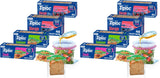 Ziploc Storage Bags Variety Pack, 190ct Total, 42ct Storage Gallon and 48ct Storage Quart, 50ct Sandwich and 50ct Snack
