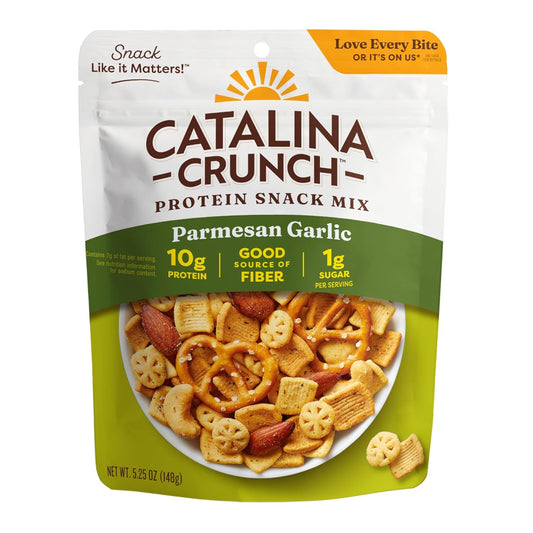 Catalina_Crunch_Protein_Snack_Mix_-_10g_Protein,_1g_Sugar_per_Serving_-_Good_Source_of_Fiber,_Gluten_Free_-_Parmesan_Garlic,_5.25_Ounce_Bag_(Pack_of_1)