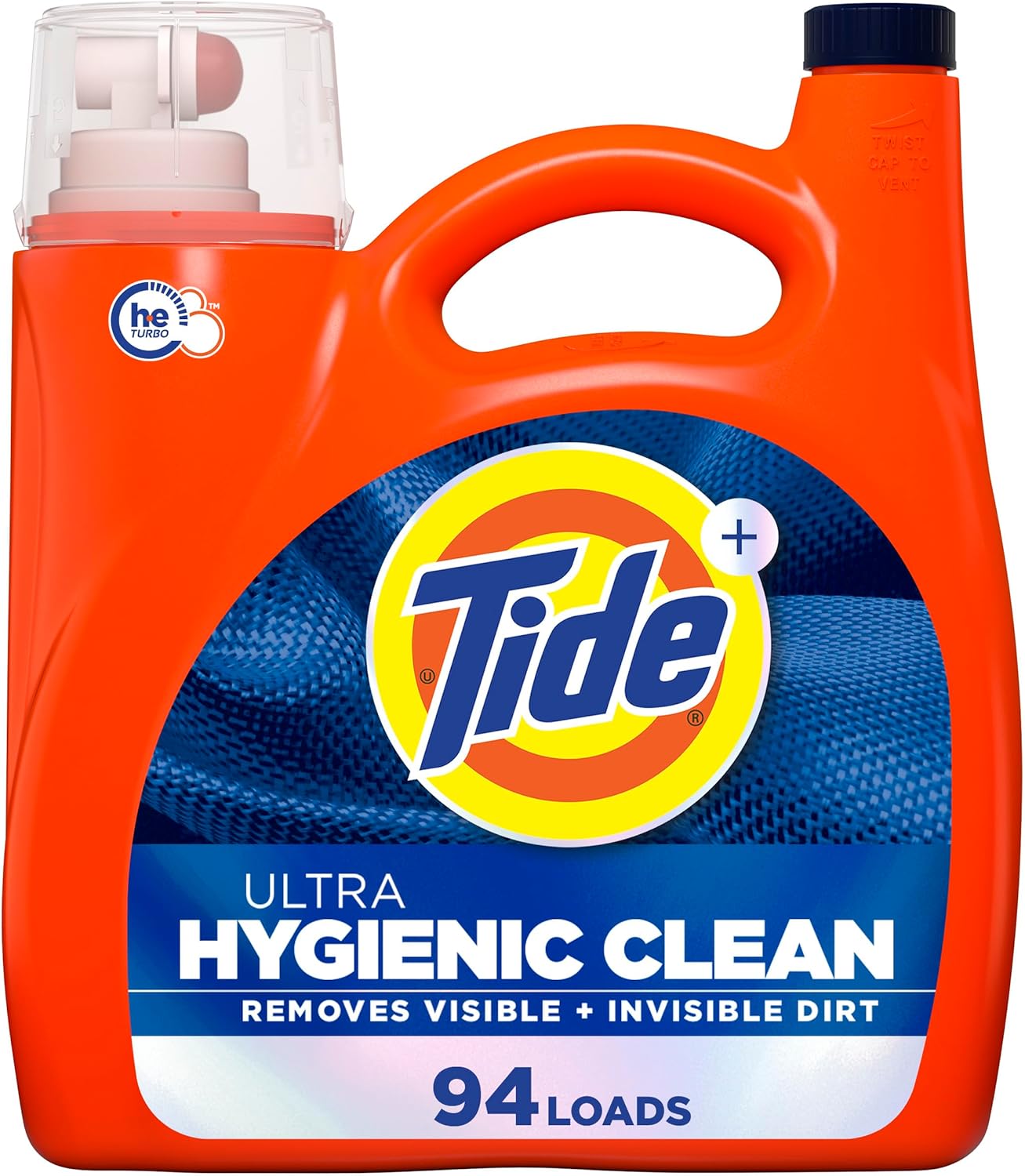 Tide_Ultra_Hygienic_Clean_Liquid_Laundry_Detergent,_Original_Scent,_132_fl_oz,_94_Loads,_Removes_visible_and_invisible_dirt,_Laundry_Detergent_Liquid
