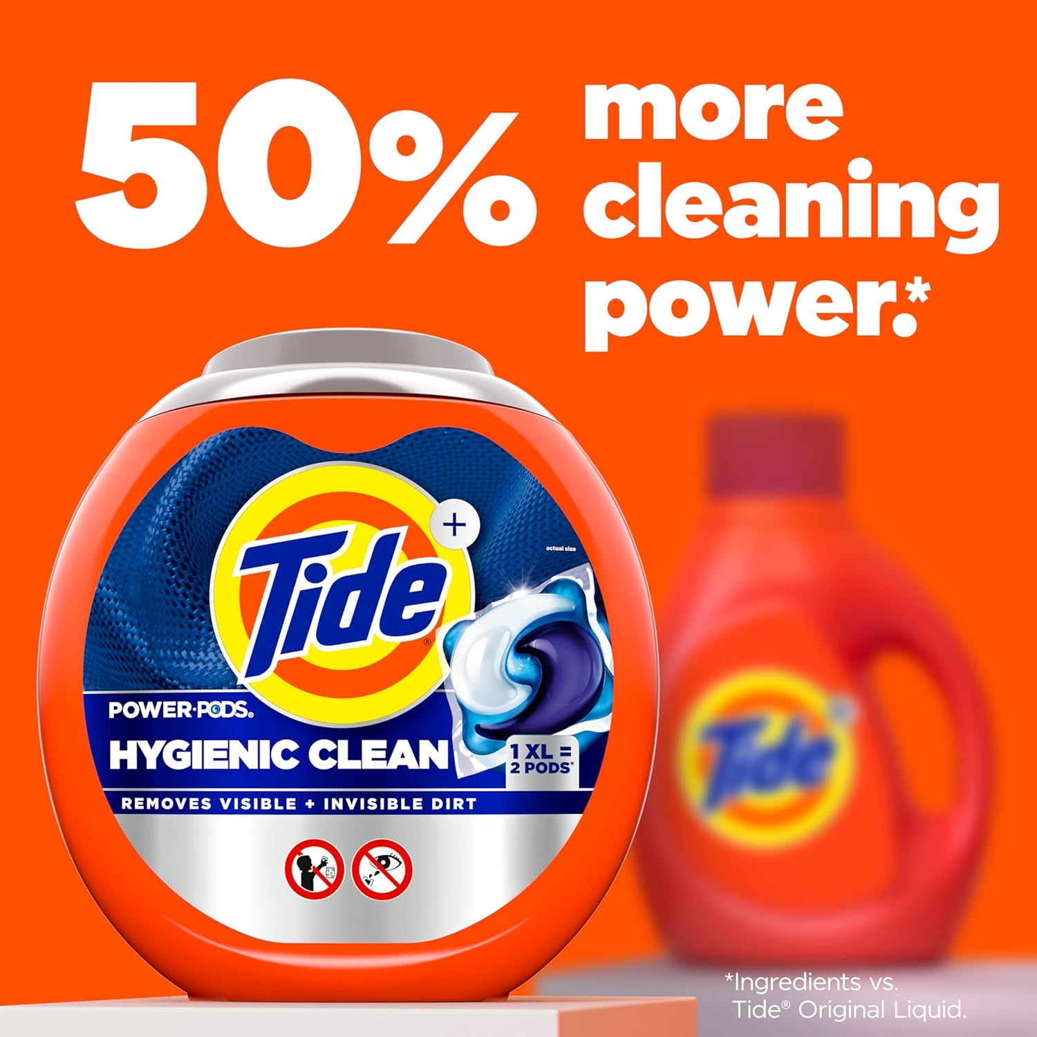 Tide_Hygienic_Clean_Power_PODS_Laundry_Detergent_Pacs,_Original_Scent,_63_Count,_Removes_Visible_and_Invisible_Dirt