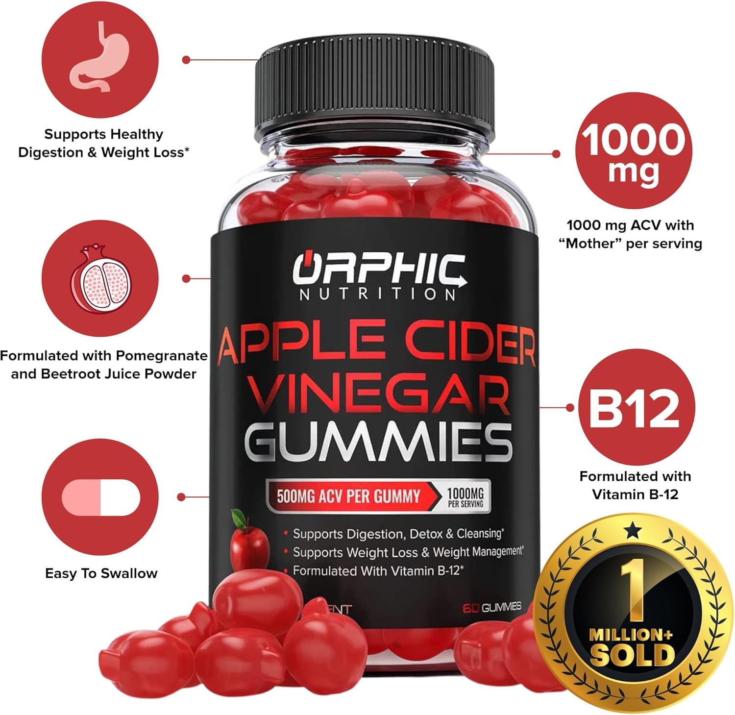 ORPHIC_NUTRITION_Apple_Cider_Vinegar_Gummies_with_Mother_-_1000_mg_-_Supplement_Formulated_to_Support_Weight_Loss_Efforts_&_Gut_Health*_-_Supports_Digestion,_Detox_&_Cleansing*_-_ACV_W/_B12_(60_pcs)