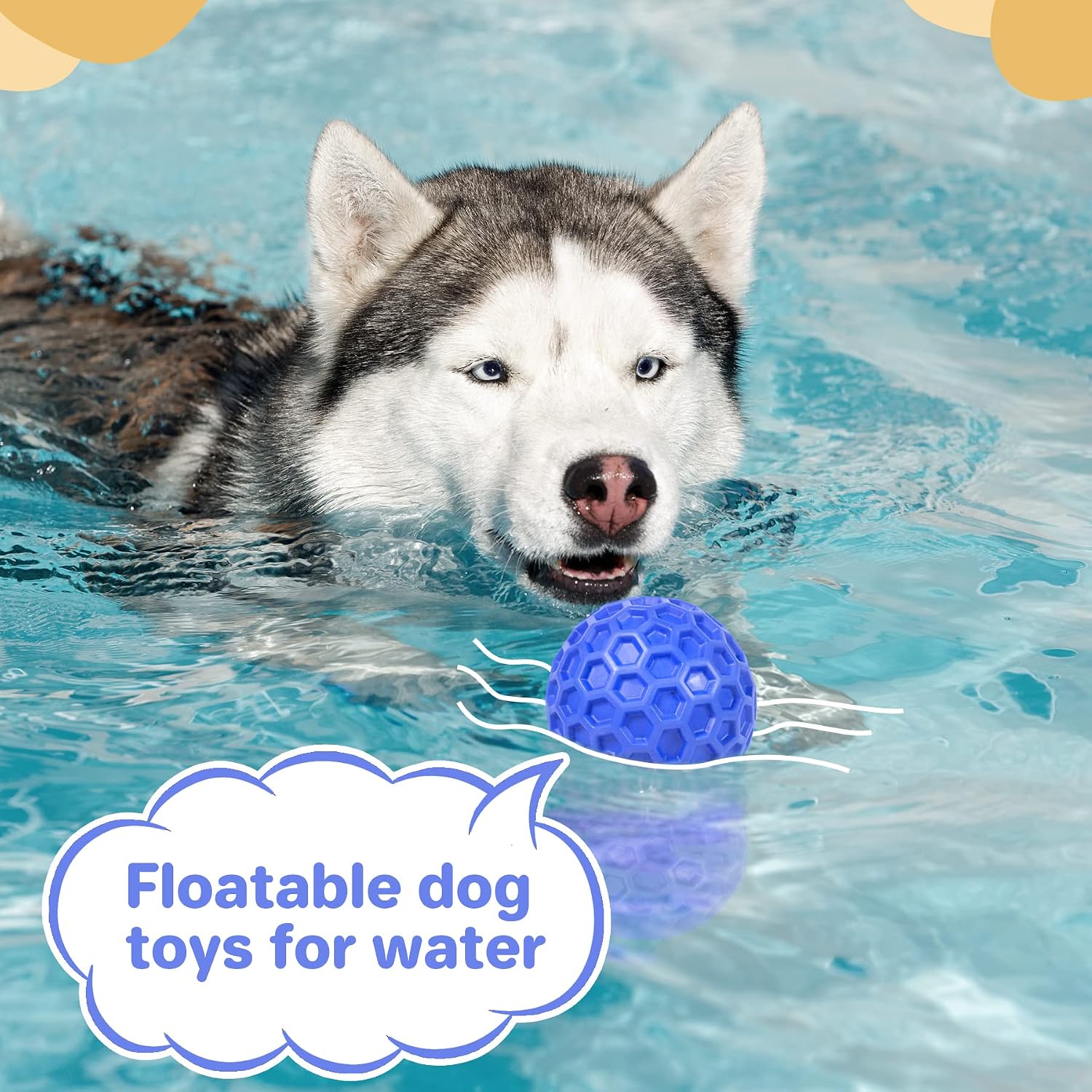 DISSKNIC_Indestructible_Squeaky_Dog_Ball,_Relieves_Anxiety,_Cleans_Teeth,_Interactive_Chew_Toy_for_Aggressive_Chewers,_Dog_Toy_for_Large_Breeds,_Outdoor_Waterproof