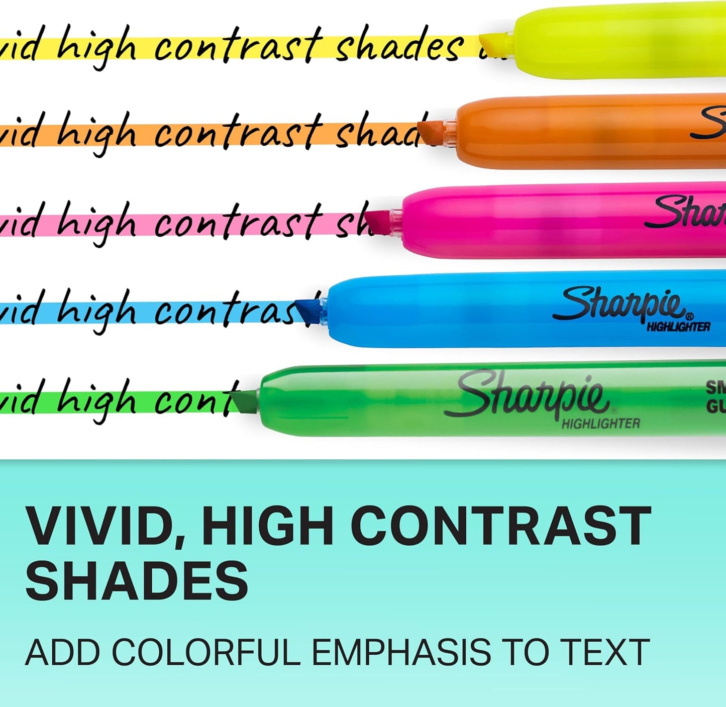 Sharpie_Retractable_Highlighters,_Chisel_Tip,_Fluorescent_Yellow,_12_Count