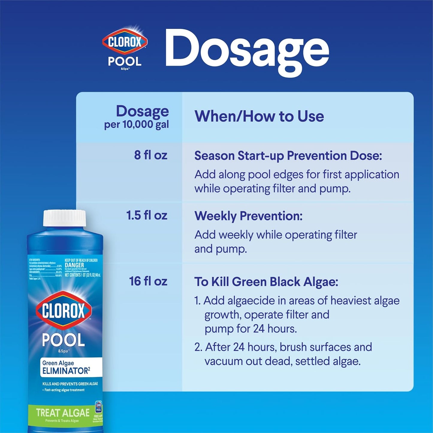 Clorox®_Pool&Spa™_Swimming_Pool_Algaecide,_Prevents_and_Treats_Pool_Algae,_Non-Foaming,_1_Quart_(Pack_of_1)