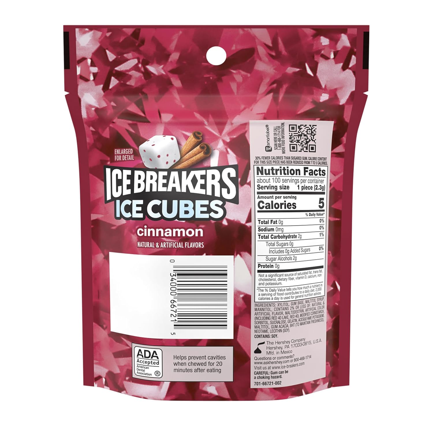 Ice_Breakers_Ice_Cubes_Cinnamon_Sugar_Free_Chewing_Gum_Pouch,_8.11_oz_(100_Pieces)