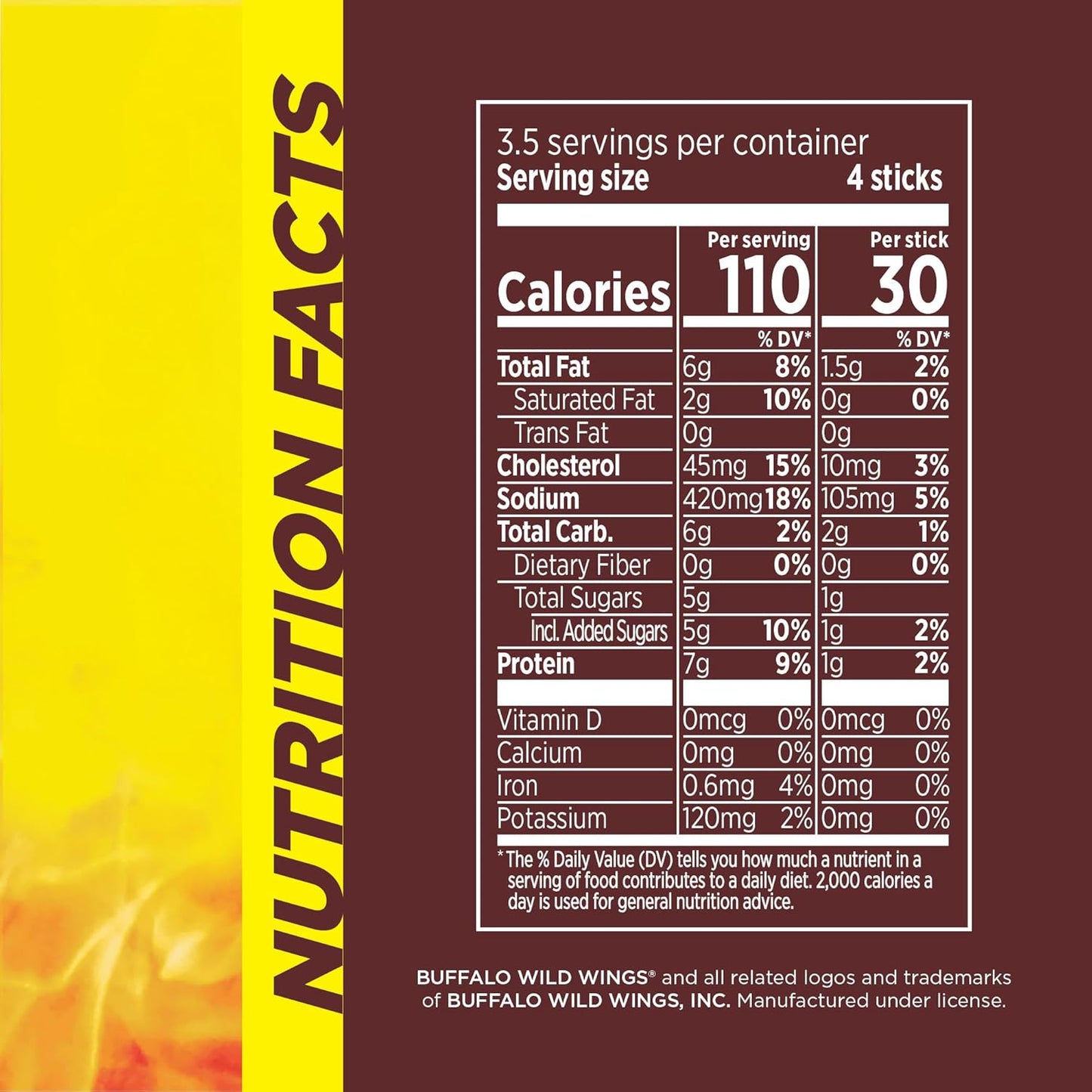 Slim_Jim_Chicken_Sticks,_Buffalo_Wild_Wings_Honey_BBQ_Seasoned,_7g_Protein_per_Serving,_Snack_Size,_Father's_Day_Snack_Gift_for_Dad,_0.28_oz._(14_Count)