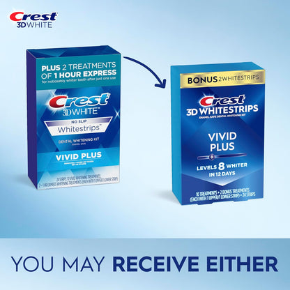 Crest_3D_Whitestrips_Vivid_Plus,_Teeth_Whitening_Strip_Kit,_10_Treatments_+_2_Bonus_Treatments_(Each_with_1_Upper/1_Lower_Strip),_24_Strips,_8_Levels_Whiter,_Teeth_Whitening_Kit