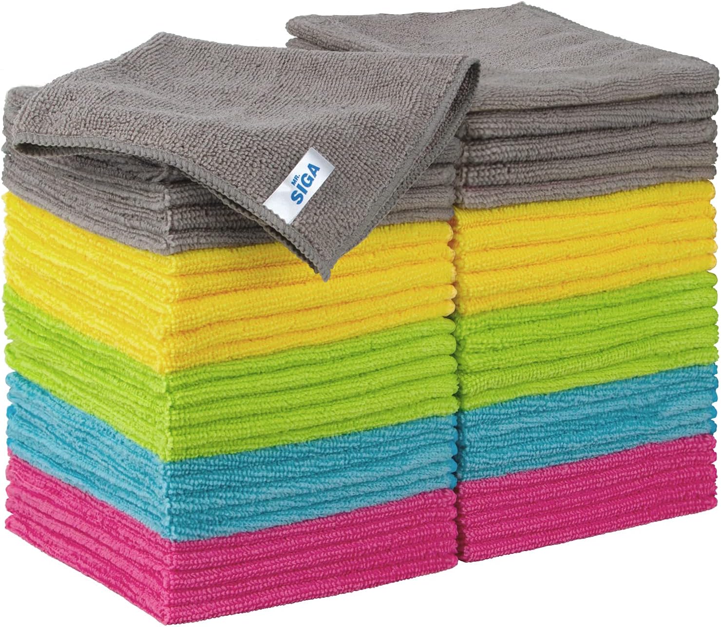MR.SIGA_Microfiber_Cleaning_Cloth,_All-Purpose_Cleaning_Towels,_Pack_of_50,_Size_11.8_x_11.8_in