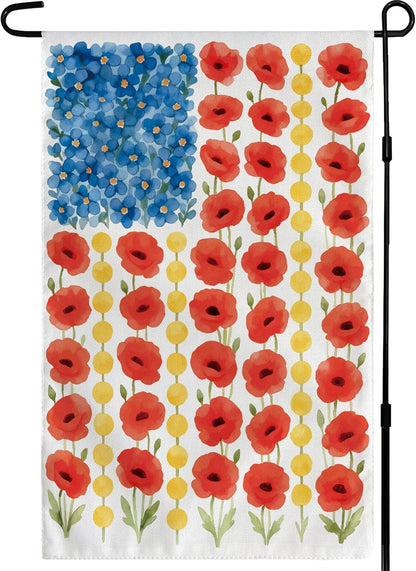 Memorial_Day_Decorations_-_Spring_Garden_Flag_for_Easter_Summer_|_12x18_Inch_Double_Sided_Patriotic_American_Flag_for_Outdoor_Outside_Yard_USA_Celebration_4th_of_July_Decor_-_250_Anniversary_USA_Merchandise