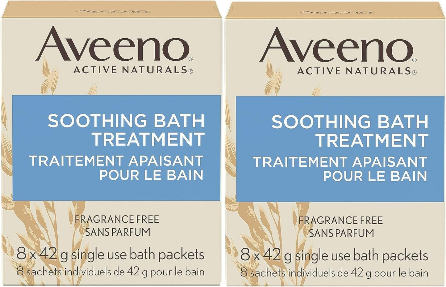 Aveeno_Fragrance_Free_Soothing_Bath_Treatment,_100%_Natural_Colloidal_Oatmeal,_Sensitive_Skin_Bath_Soak_for_Relief_of_Dry,_Itchy,_Irritated_Skin_Due_to_Eczema_&_Hives,_Bath_Packets,_8_ct._(Pack_of_2)