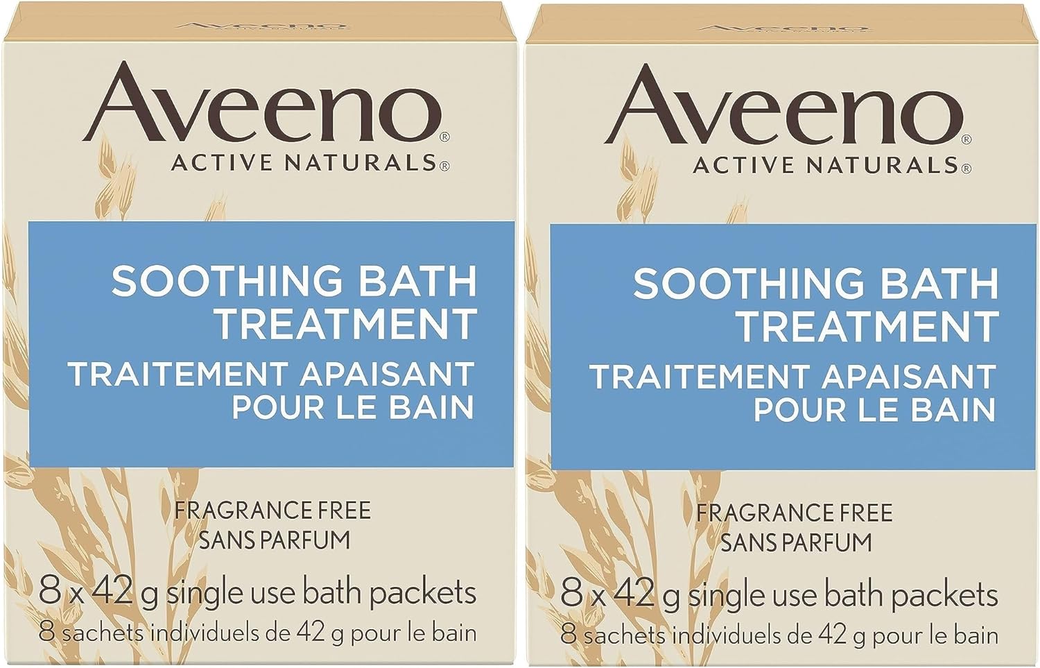 Aveeno_Fragrance_Free_Soothing_Bath_Treatment,_100%_Natural_Colloidal_Oatmeal,_Sensitive_Skin_Bath_Soak_for_Relief_of_Dry,_Itchy,_Irritated_Skin_Due_to_Eczema_&_Hives,_Bath_Packets,_8_ct._(Pack_of_2)