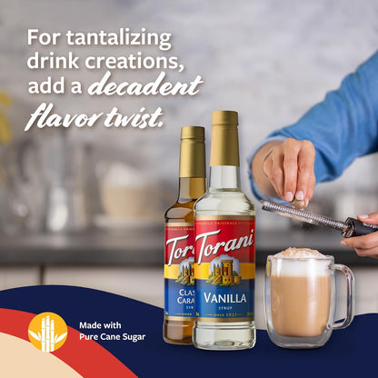 Torani_Syrups,_Classic_Caramel_and_Vanilla_Syrup_Variety_2-Pack,_Coffee_Syrups_for_Drinks,_Pumps_Included,_25.4_Fl_Oz_Ea