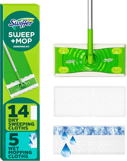 Swiffer_Sweeper_2-in-1_Mops_for_Floor_Cleaning,_Dry_and_Wet_Multi_Surface_Floor_Cleaner,_Sweeping_and_Mopping_Starter_Kit,_Includes_1_Mop_+_19_Refills,_20_Piece_Set