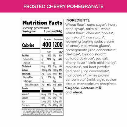 Nature's_Path_Organic_Frosted_Cherry_Pomegranate_Toaster_Pastries,_11_oz_(Pack_of_1),_Non-GMO