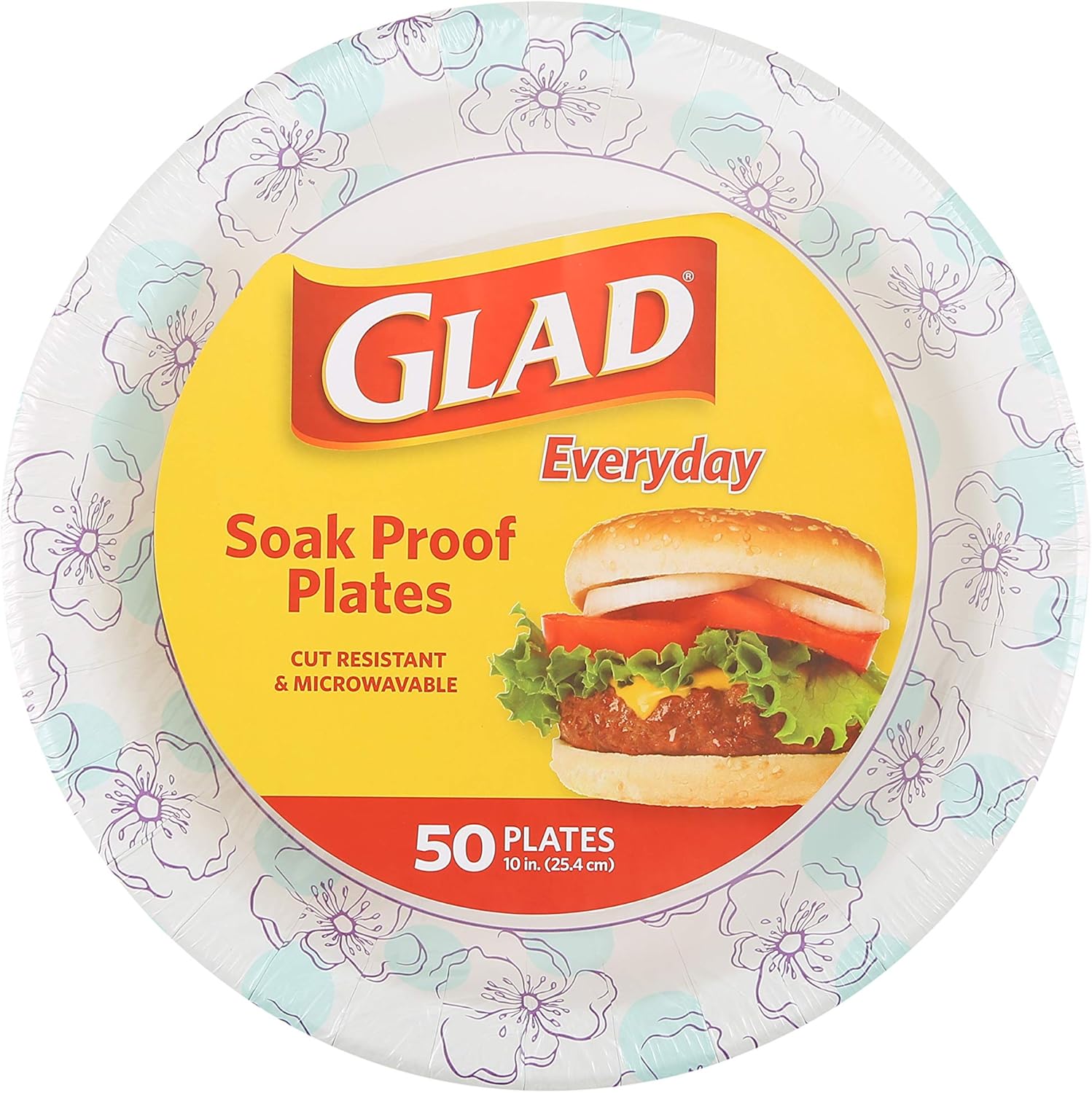 Glad_Round_Disposable_Paper_Plates,_Blue_Flower_Design,_Heavy_Duty_Soak_Proof_Cut_Resistant_Microwave_Safe_Plates_for_Meals,_Parties,_Picnics,_and_Events,_10_Inch,_50_Count