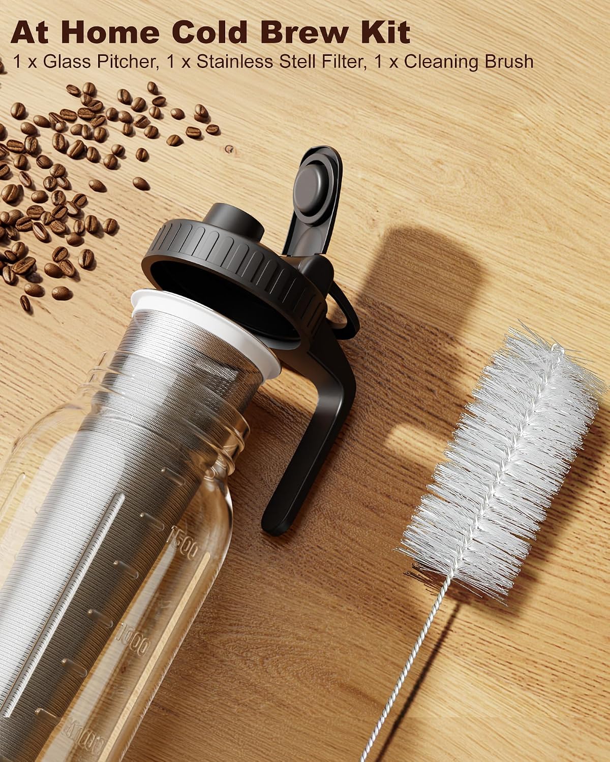 64_oz_Cold_Brew_Coffee_Maker,_Mason_Jar_Pitcher_with_304_SS_Filter_|_100μm_Fine_Mesh,_Stainless_Steel_Filter,_Airtight,_Leakproof,_Pour_Flip_Spout,_Ergonomic_Handle,_Wide_Mouth,_Heavy-Duty_Glass