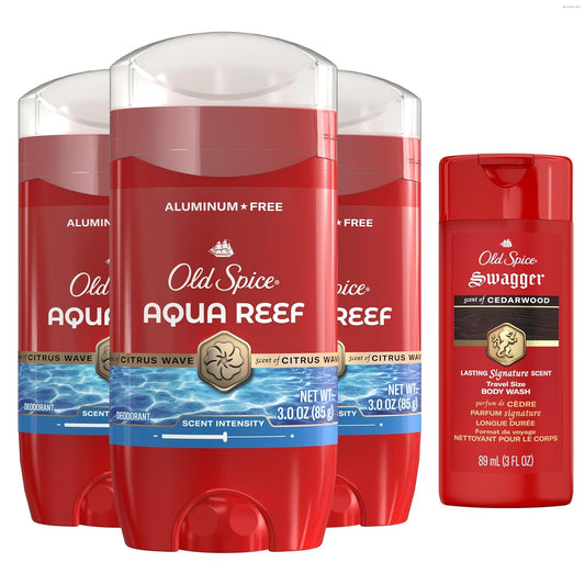 Old_Spice_Aluminum_Free_Deodorant_for_Men,_24/7_Odor_Protection,_24/7_Freshness_&_Lasting_Scent,_Aqua_Reef_with_Cypress_Scent,_3.0_oz_with_Travel_Size_Swagger_Body_Wash_(Pack_of_4)