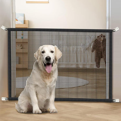 Cupount_Dog_Screen_Mesh_Gate_for_Stairs_Pet_Gates_for_The_House:_for_Doorways_Stairways_Indoor_29_inches_Tall,_38_inch_Wide,_Fits_32-35_inch_Openings