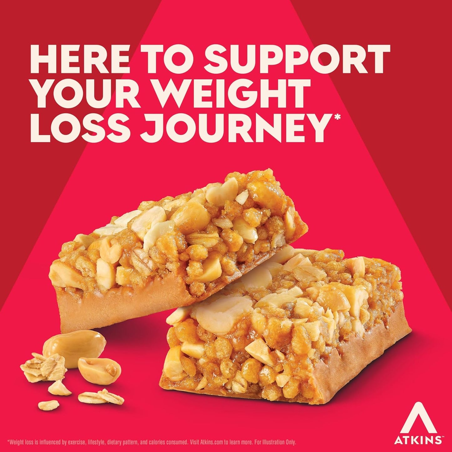 Atkins_Peanut_Butter_Granola_High_Protein_Bar,_High_Fiber_Snack_,_16g_Protein,_1g_Sugar,_4g_Net_Carb,_Protein_Snack,_12_Count
