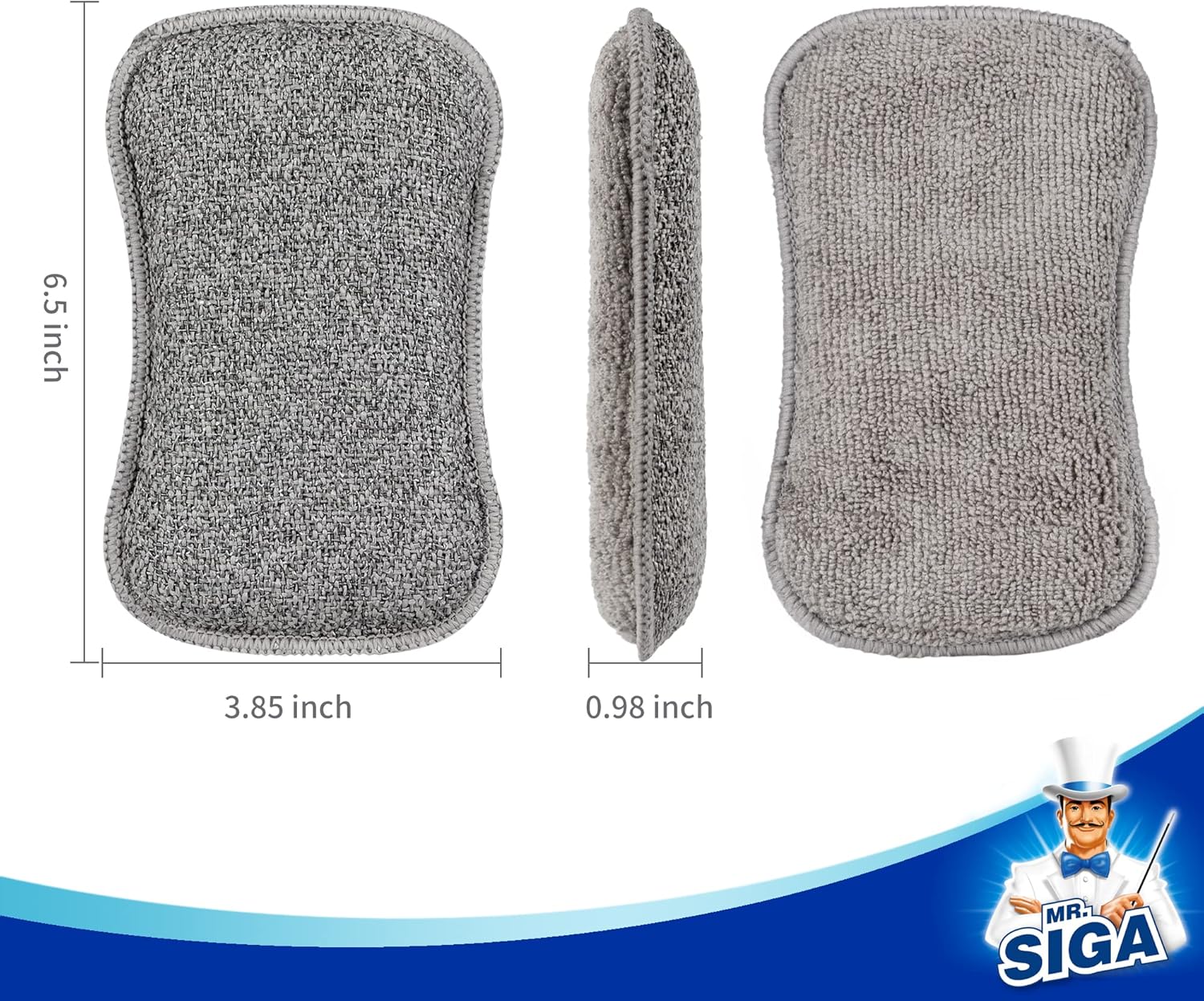 MR.SIGA_Dual-Sided_Scrub_Sponges,_Long_lasting,_Reusable_Dishwashing_Sponges_for_Kitchen,_6_Pack