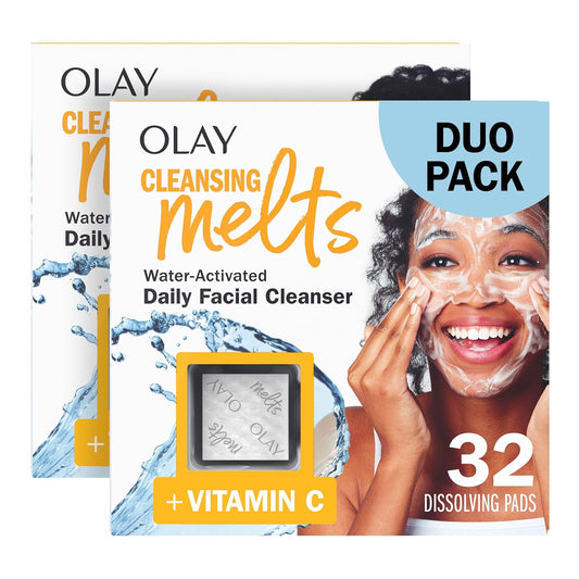 Olay_Face_Wash,_Vitamin_C_Cleansing_Melts,_Daily_Use_Gentle_Cleanser,_For_All_Skin_Types,_Travel_Size,_Soft_Citrus_Scent,_Water-Activated_to_Clean,_Tone,_and_Refresh,_64ct_(2_Pack_x_32ct)