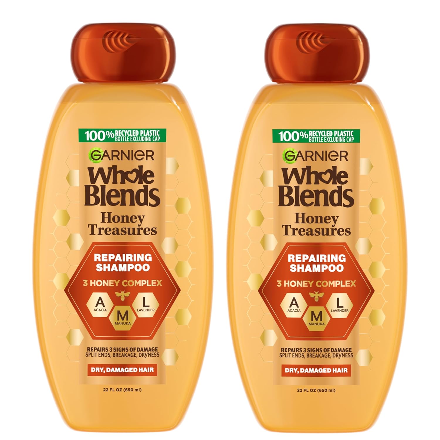 Garnier_Whole_Blends_Honey_Treasures_Repairing_Shampoo,_for_Dry,_Damaged_Hair,_22_Fl_Oz,_2_Count_(Packaging_May_Vary)