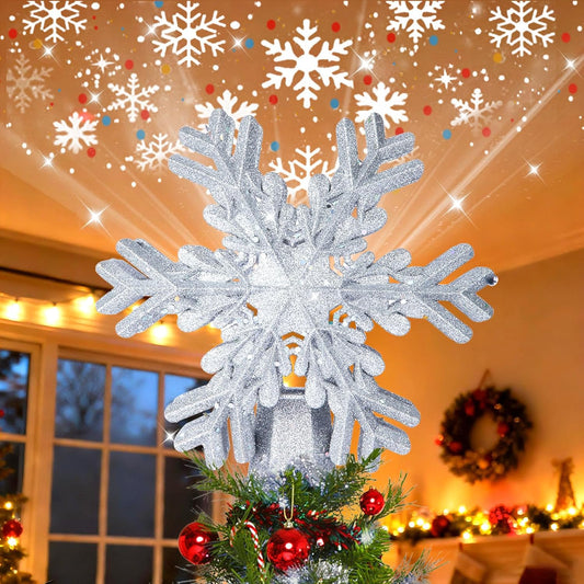 Christmas_Tree_Topper_Lighted_with_LED_Rotating_Silver_Snowflake_Projector,_3D_Hollow_Glitter_Lighted_Snow_Tree_Topper_for_Xmas_New_Year_Party_Holiday_Christmas_Decorations